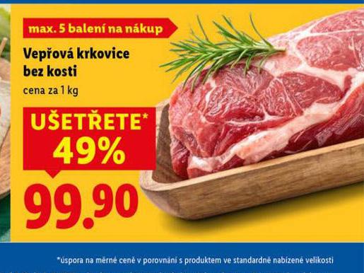 VEPŘOVÁ KRKOVICE BEZ KOSTI