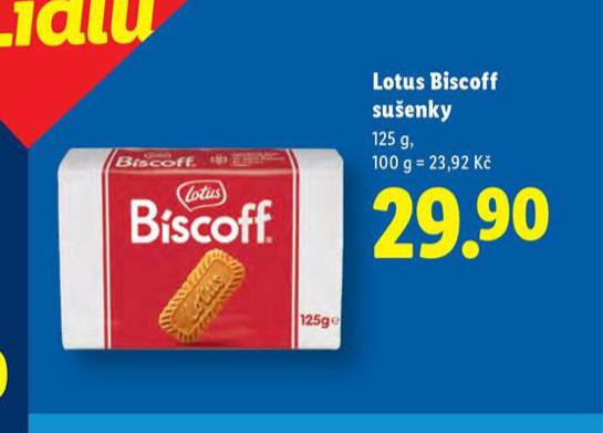 LOTUS BISCOFF SUŠENKY