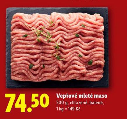 VEPŘOVÉ MLETÉ MASO