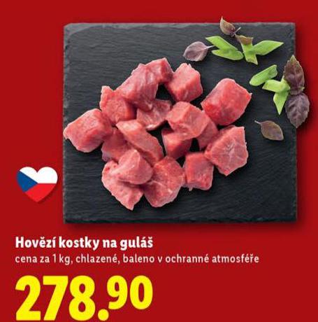 HOVĚZÍ KOSTKY NA GULÁŠ