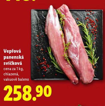 VEPŘOVÁ PANENSKÁ SVÍČKOVÁ