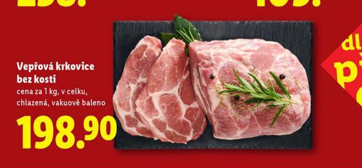 VEPŘOVÁ KRKOVICE BEZ KOSTI