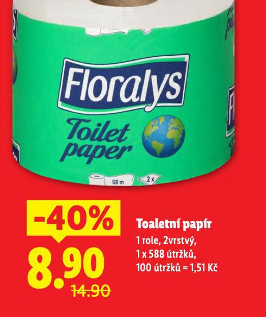 FLORALYS TOALETNÍ PAPÍR