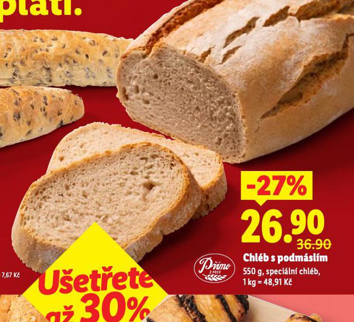 CHLÉB S PODMÁSLÍM