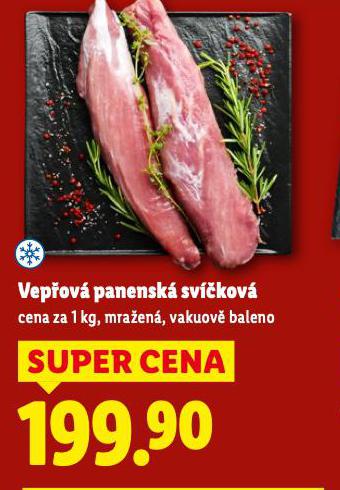 VEPŘOVÁ PANENSKÁ SVÍČKOVÁ