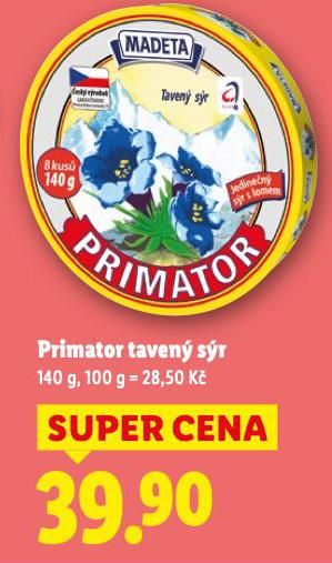 PRIMATOR TAVENÝ SÝR