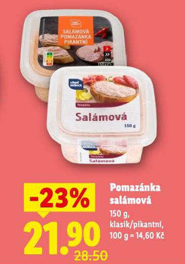 POMAZÁNKA SALÁMOVÁ