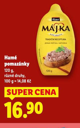HAMÉ POMAZÁNKY