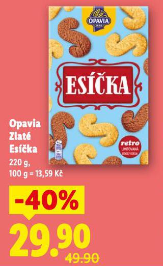 OPAVIA ZLATÉ ESÍČKA