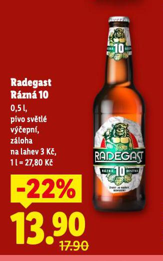 PIVO RADEGAST RÁZNÁ 10