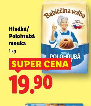 HLADKÁ / POLOHRUBÁ MOUKA