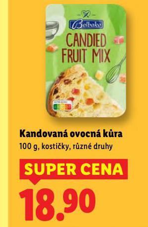 KANDOVANÁ OVOCNÁ KŮRA