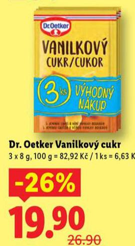 DR. OETKER VANILKOVÝ CUKR