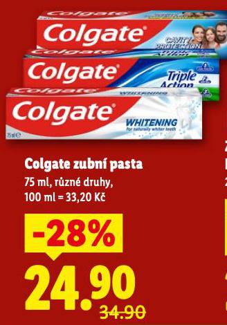 COLGATE ZUBNÍ PASTA