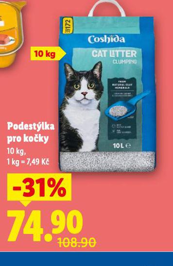 COSHIDA PODESTÝLKA PRO KOČKY