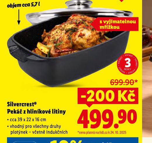 PEKÁČ Z HLINÍKOVÉ LITINY