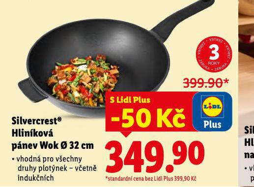 HLINÍKOVÁ PÁNEV WOK 32 CM