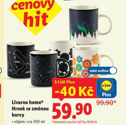 HRNEK SE ZMĚNOU BARVY