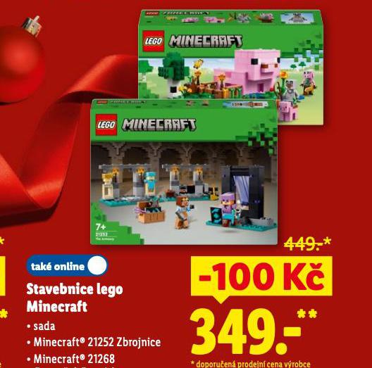 LEGO STAVEBNICE MINECRAFT
