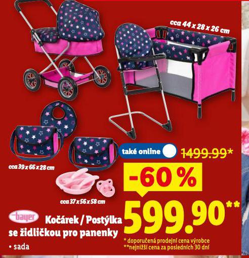 POSTÝLKA SE ŽIDLIČKOU PRO PANENKY