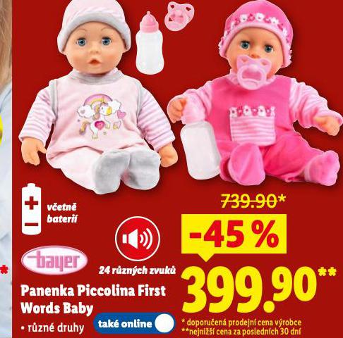 PANENKA PICCOLINA FIRST WORLDS BABY