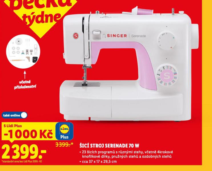 ŠICÍ STROJ SINGER 70 W