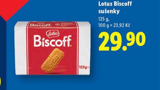 LOTUS BISCOFF SUŠENKY