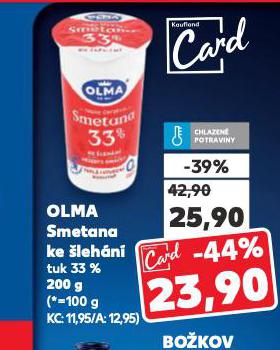 OLMA SMETANA KE ŠLEHÁNÍ