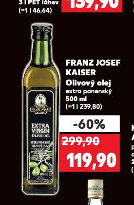FRANZ JOSEF KAISER OLIVOV OLEJ