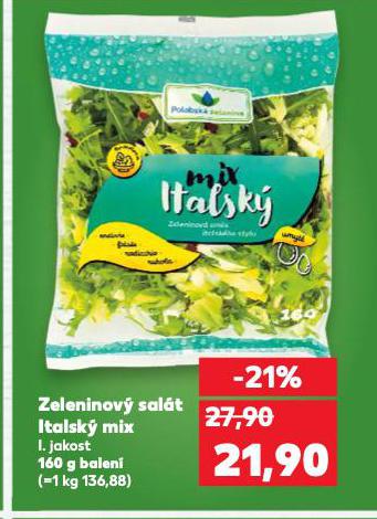 ZELENINOVÝ SALÁT ITALSKÝ MIX