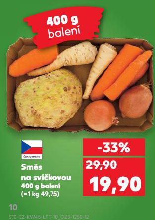 SMĚS NA SVÍČKOVOU