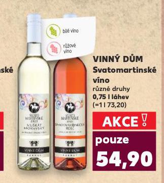 VINNÝ DŮM SVATOMARTINSKÉ VÍNO
