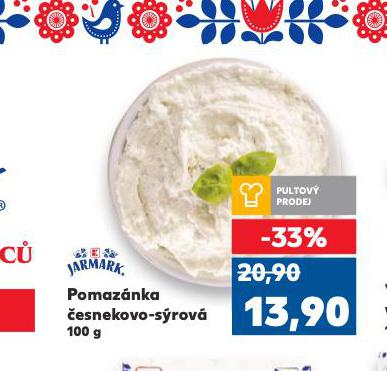 POMAZÁNKA ČESNEKOVO SÝROVÁ