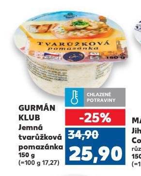 GURMN KLUB JEMN TVARَKOV POMAZNKA