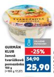 GURMÁN KLUB JEMNÁ TVARŮŽKOVÁ POMAZÁNKA