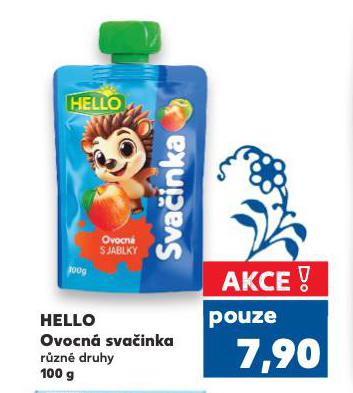 HELLO OVOCNÁ SVAČINKA