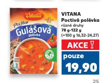 VITANA POCTIVÁ POLÉVKA