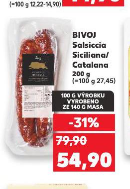 BIVOJ SALSICCIA SICILIANA