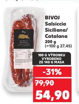 BIVOJ SALSICCIA CATALANA