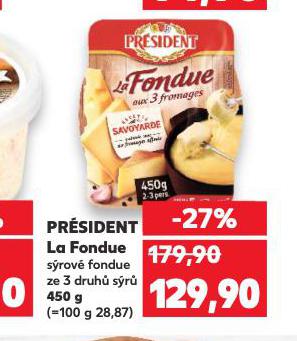 PRSIDENT LA FONDUE