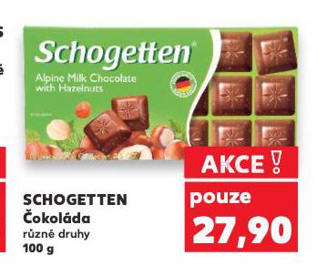 SCHOGETTEN ČOKOLÁDA