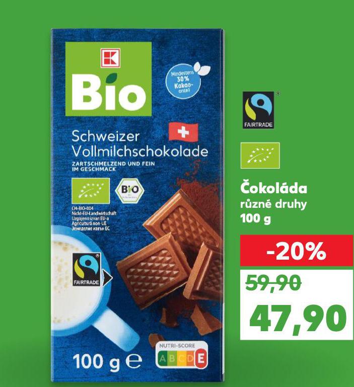 BIO ČOKOLÁDA