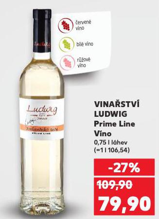 VINAŘSTVÍ LUDWIG PRIME LINE VÍNO