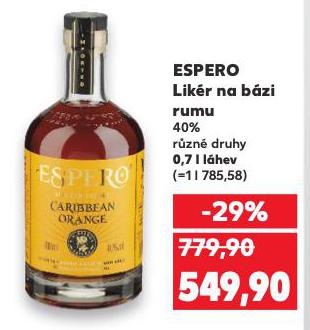 ESPERO LIKÉR NA BÁZI RUMU