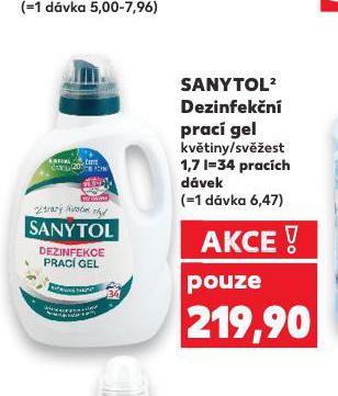 SANYTOL DETINFEKN PRAC GEL