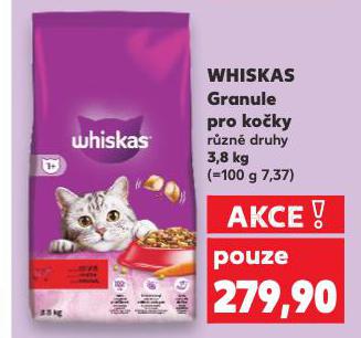 WHISKAS GRANULE PRO KOČKY