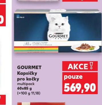 GOURMET KAPSIČKY PRO KOČKY