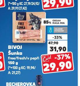 BIVOJ ŠUNKA V PEPŘI