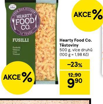 HEARTY FOOD CO. TĚSTOVINY