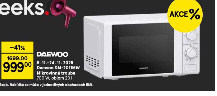 DAEWOO MIROVLNNÁ TROUBA